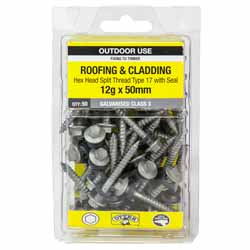 SCREW TIMBER SPLT GALV NEO 12GX50MM 50PK