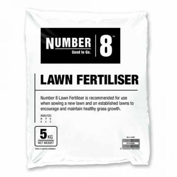 NUMBER 8  LAWN FERTILISER 5KG