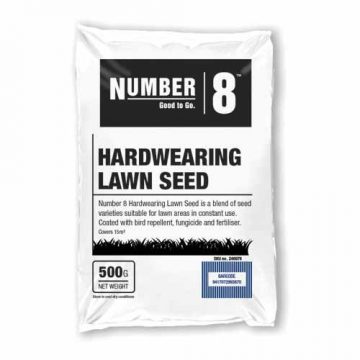 LAWN SEED HARD WEARING NUMBER 8 500G