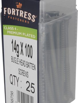SCREW BATTEN TIMBER GALV 14GX100MM 25PK