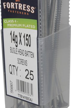 SCREW BATTEN TIMBER GALV 14GX150MM 25PK