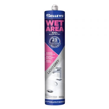 WET AREA SILICONE   SELLEYS LIGHT GREY