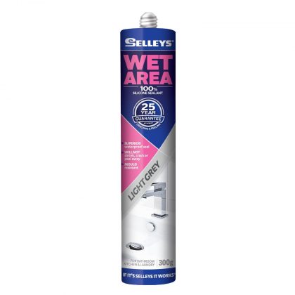 WET AREA SILICONE   SELLEYS LIGHT GREY