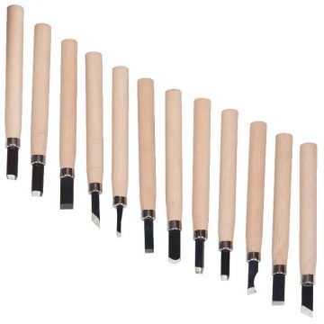 CARVING CHISEL SET  12PCE FULLER