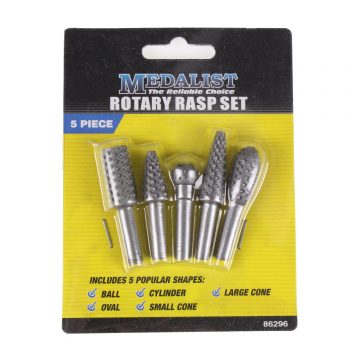 RASP ROTARY SET 5PCE MEDALIST