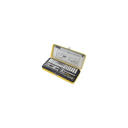 SOCKET SET MECHANICS 1/4DR 44PC STANLEY