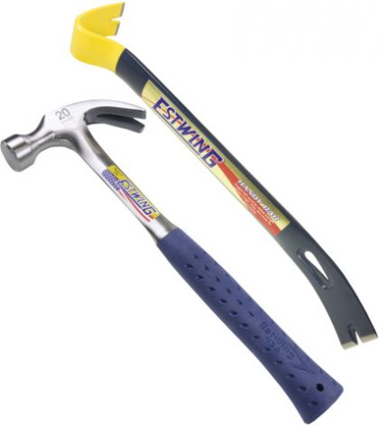 CLAW HAMMER & HANDY BAR COMBO ESTWING