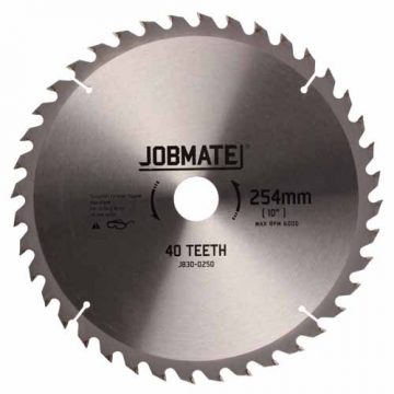 CIRC SAW BLADE 40T  254MM JOBMATE