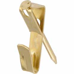 PICTURE HANGER STANDARD 4.5KG BRASS 8PK