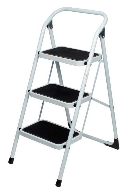 LADDER STEP STOOL 3 120KG STEEL JOBMATE
