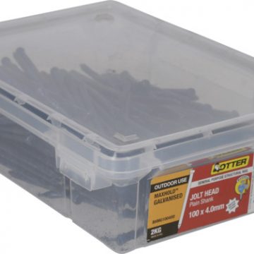 NAIL JOLT PLAIN MAX GALV 100X4.0 2KG