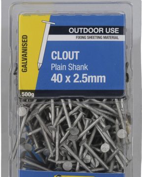 NAIL CLOUT GALV 40X2.5MM 500G