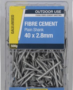 NAIL FIBRE CEMENT GALV 40X2.8 500G