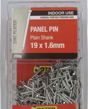 PANEL PIN ZINC 19X1.6MM 250G