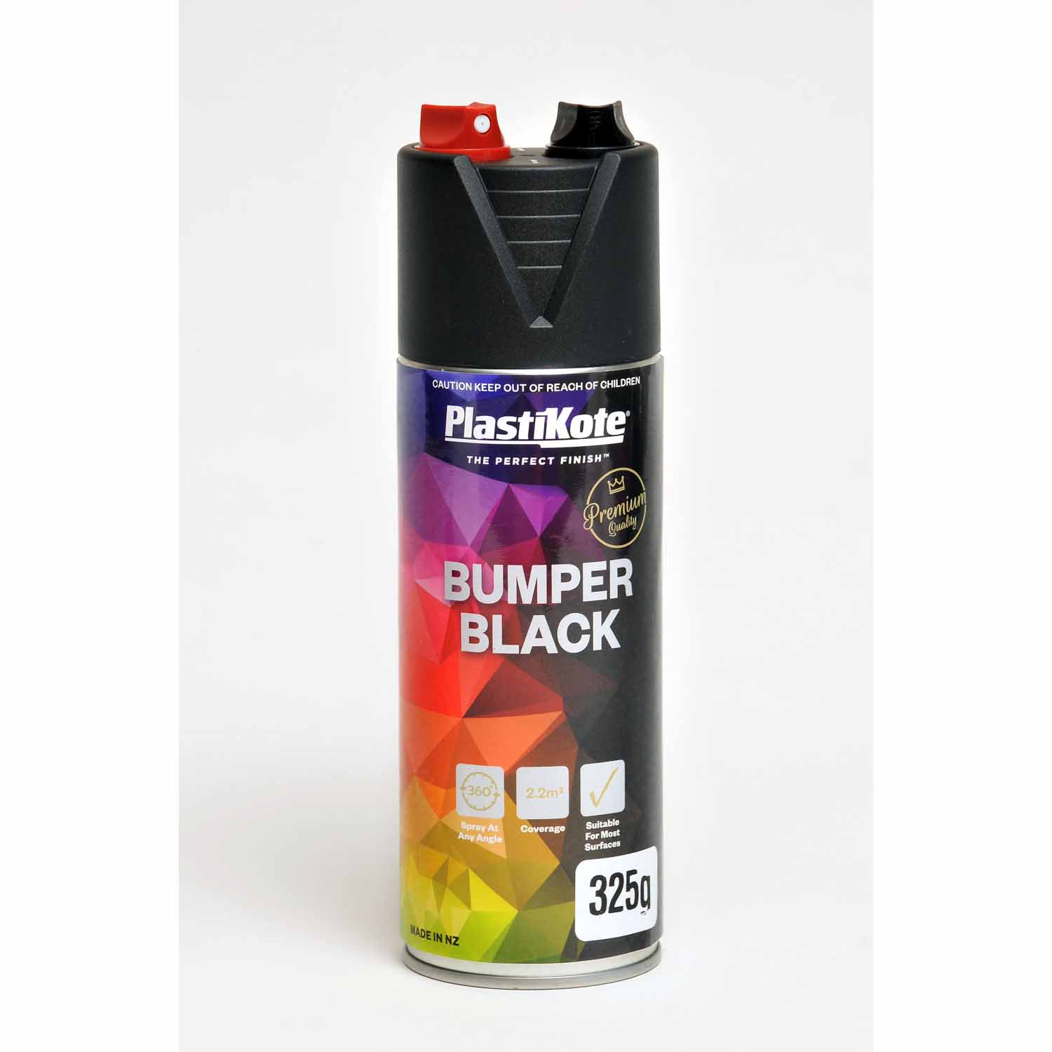 PLASTIKOTE PREMIUM BUMPER BLK 400ML Hammer Hardware