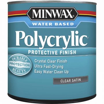 MINWAX WB POLY PROTECT FIN SATIN 237ML