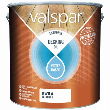 VALSPAR WATER BASED DECKING OIL KWILA 8L