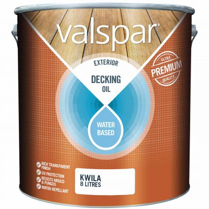 VALSPAR WATER BASED DECKING OIL KWILA 8L