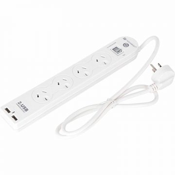 POWERBOARD 4OUTLET   2USB NOUVEAU