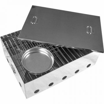 BBQ SMOKER PORTABLE SS NUMBER 8