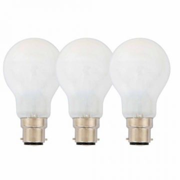 LED BULB GLASS GLS  8W BC 2700K 3PACK GE