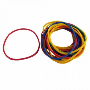 RUBBER BANDS ASST COLOUR 24PK