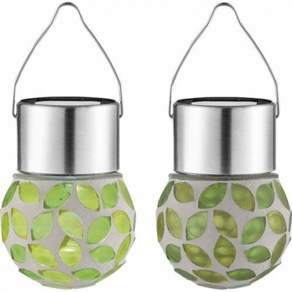 SOLAR HANGING MOSAICBAUBLE LIGHTS