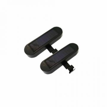 LIGHT SOLAR GUTTER  SPOT BLACK 2 PACK