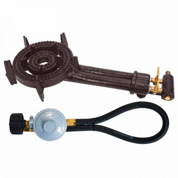 RING BURNER 200MM   DOUBLE CAST IRON