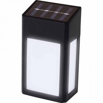 LIGHT SOLAR FENCE   BLK RECTANGLE ORBIT