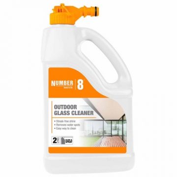 OUTDOOR GLASS       CLEANER 2L NUMBER8