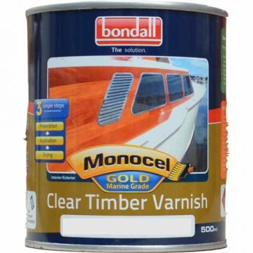 MONOCEL GOLD VARNISH 500ML GLOSS