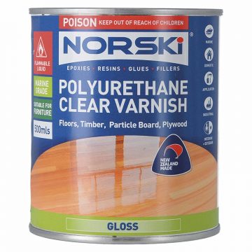 POLYURETHANE VARNISH GLOSS 500ML NORSKI