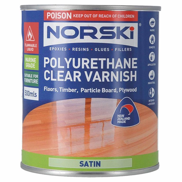 POLYURETHANE VARNISH SATIN 500ML NORSKI Hammer Hardware