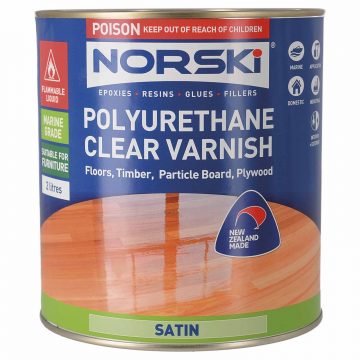 POLYURETHANE VARNISH SATIN 2L NORSKI