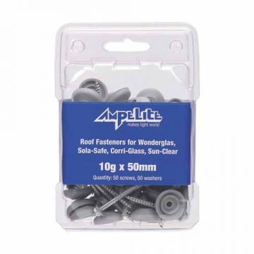 SCREW AMPELITE M/DVE 10X50MM W/SEAL 50PK