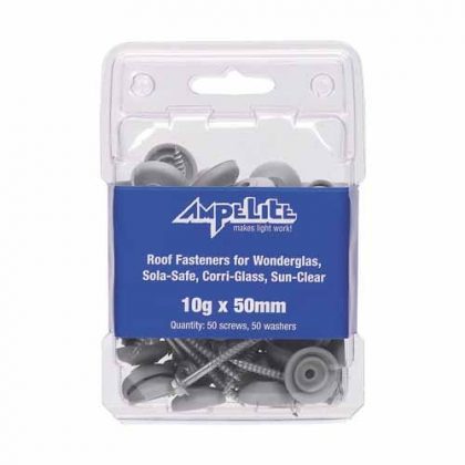SCREW AMPELITE M/DVE 10X50MM W/SEAL 50PK
