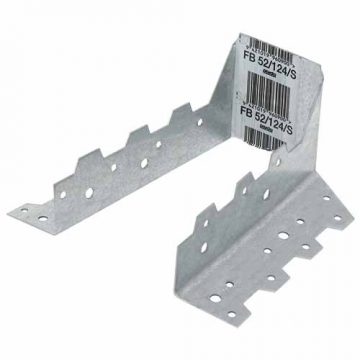 FRAMING BRACKET 52 X 124MM ZINC