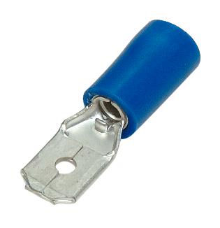TERMINAL BLADE MALE BLUE 4.0MM