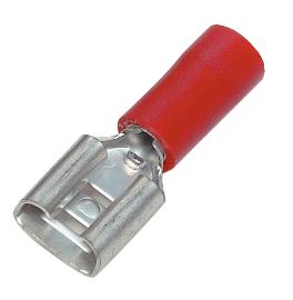 TERMINAL BLADE RED  FEMALE 2.5-3MM NARVA