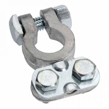 TERMINAL BATTERY    DOUBLE BOLT CLAMP