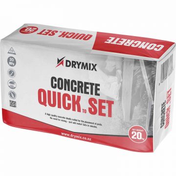 Drymix Quick To Set Concrete 20 kg Grey