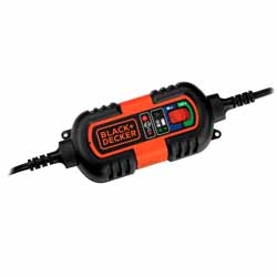 Black+Decker Battery Maintainer / Trickle Charger 1.2 amp Black