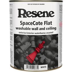 RESENE S/COTE       FLAT WH 1L