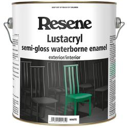 RESENE LUSTACRYL    WH 4L